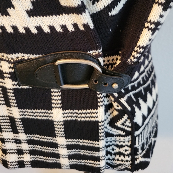 Lauren Ralph Lauren Sweater Vest Southwestern Size Petite Medium - Picture 4 of 12